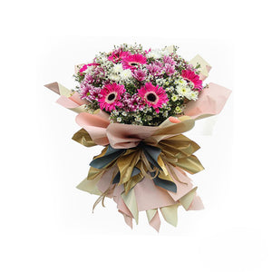 Radiant Blossom Gerbera Bouquet By Yalu Yalu
