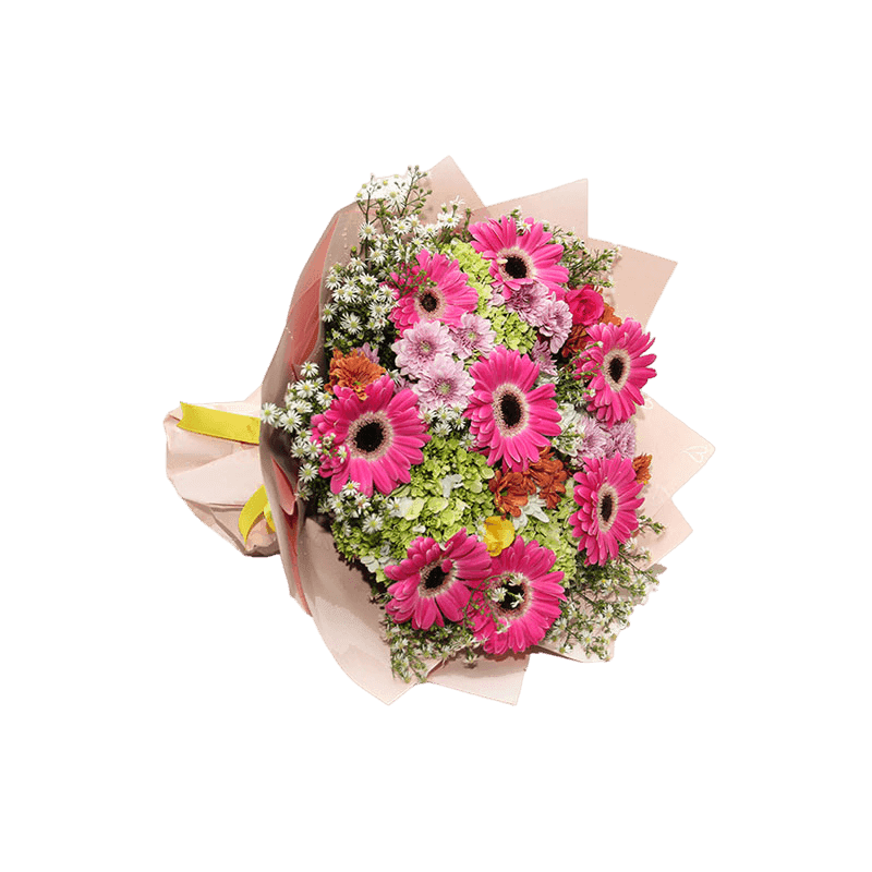 Blooming Trio Fresh Flower Bouquet by YaluYalu | Send Flowers Online in Sri Lanka | Fresh Flowers | YaluYalu Flower Shop - yaluyalu