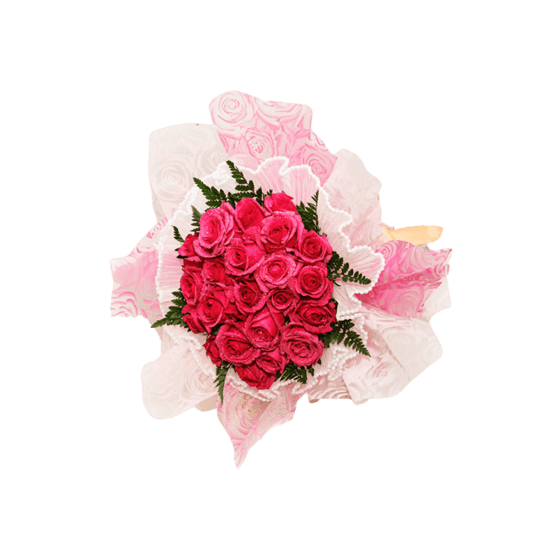 Cherry Blossom Elegance Fresh Flower Bouquet by YaluYalu | Send Flowers Online in Sri Lanka | Fresh Flowers | YaluYalu Flower Shop - yaluyalu