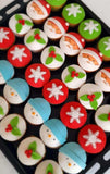 Elegant Christmas Cupcakes Pack (6 pcs) by YaluYalu - yaluyalu