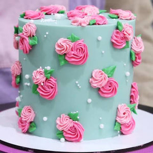 Floral ribbon cake | Cake Delivery in Sri Lanka