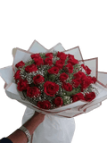 Pretty in Red Flower Bouquet by YaluYalu - yaluyalu