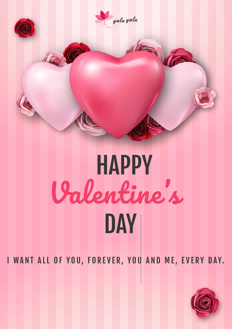 Valentine's Greeting Cards Yalu Yalu | Valentine Cards |  gift delivery sri lanka