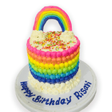 Rainbow Clouds Cake by Yalu Yalu - yaluyalu