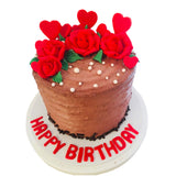 Red Rose Chocolate Cake by Yalu Yalu 1Kg/1.5Kg yaluyalu