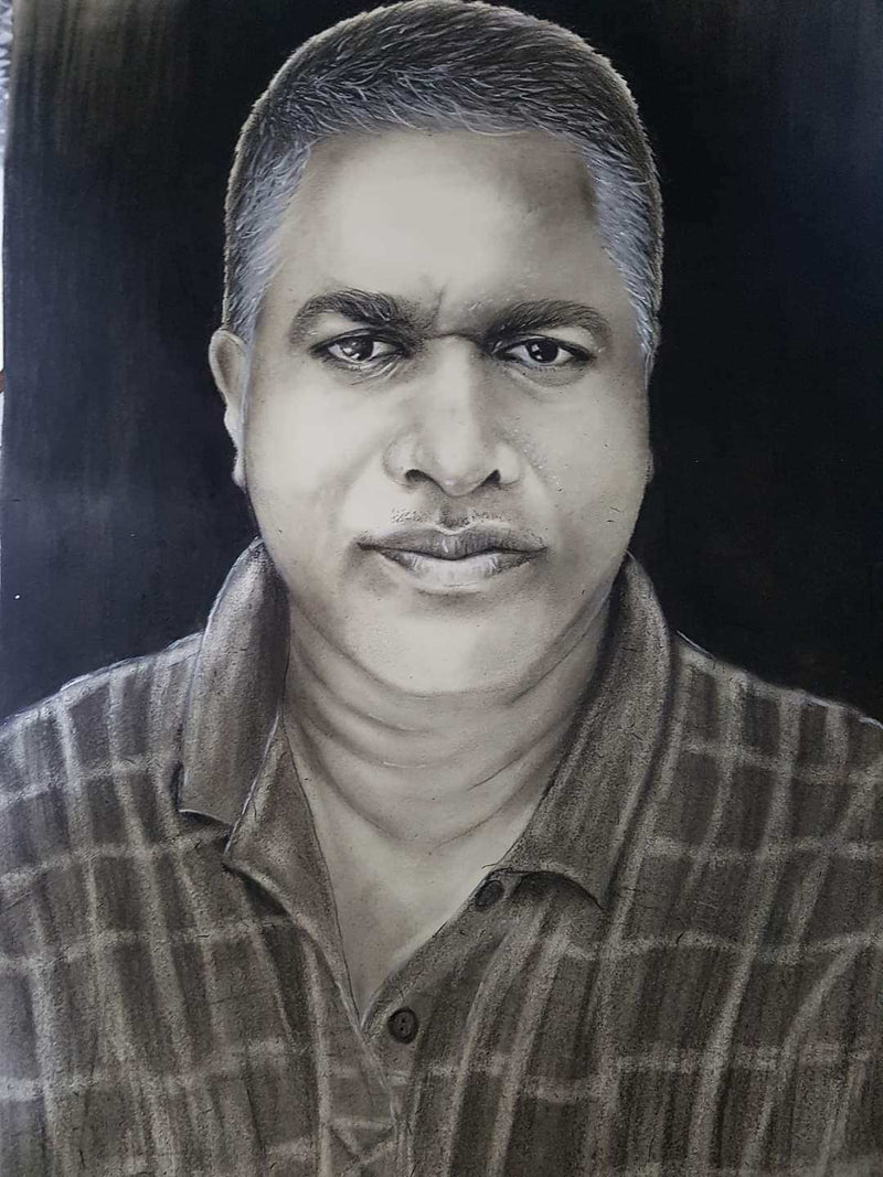 Single Person Pencil Art Portrait by YaluYalu - yaluyalu