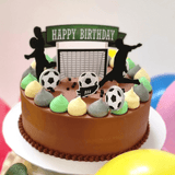 Sports Theme Chocolate Cake by Fab | Kids Design Cake