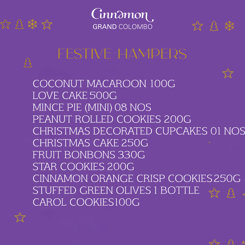Christmas Hamper 2 Cinnamon Grand | YaluYalu Delivery Sri lanka