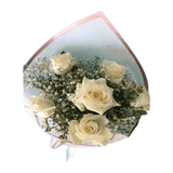 White Roses Bouquet yaluyalu