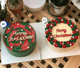 Christmas Cake Design 3 by Yalu Yalu