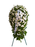 White Crysanthimum Flower Wreath