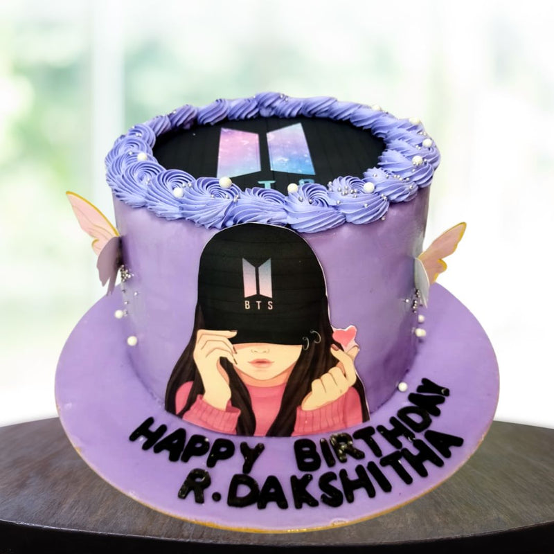 BTS Theme Birthday Cake YaluYalu SriLanka | Cake Delivery