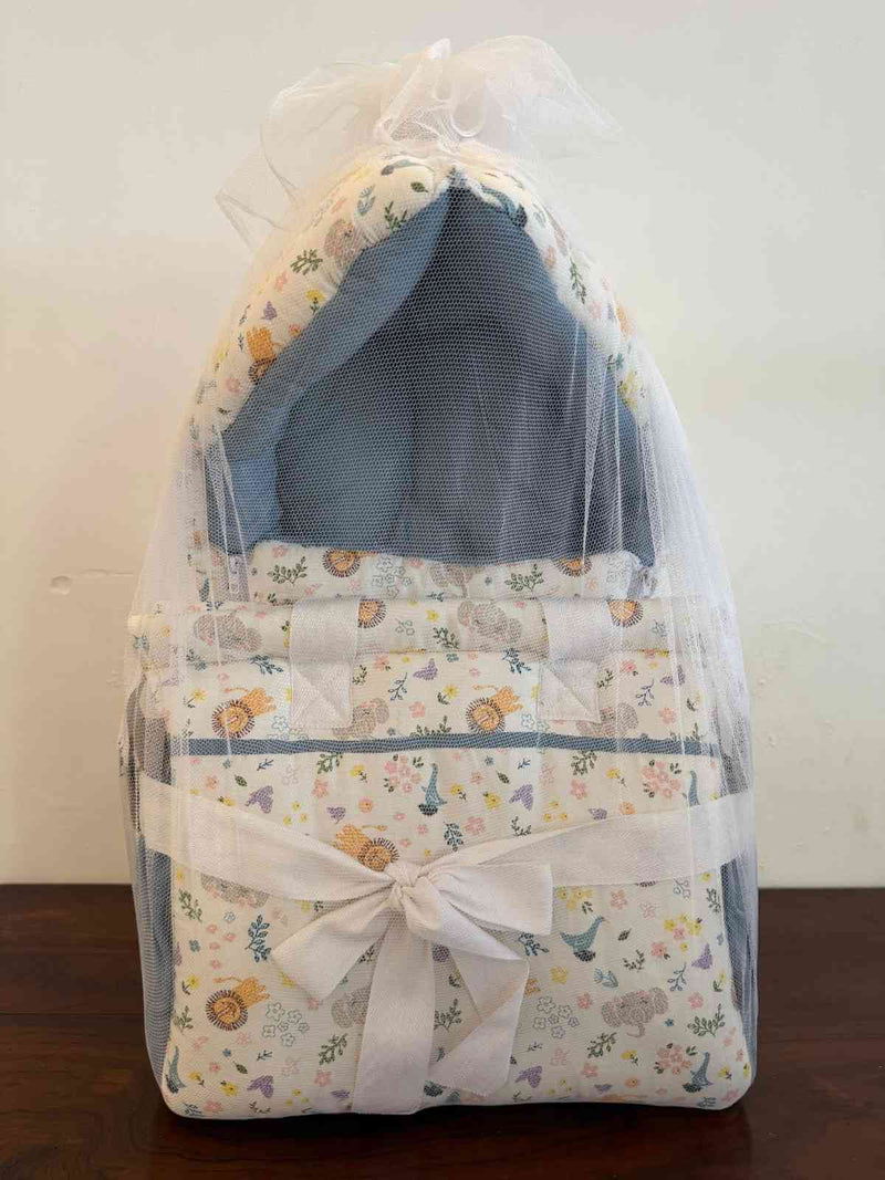 Blue Color Mini Baby Bedding Gift Set - Yalu Yalu