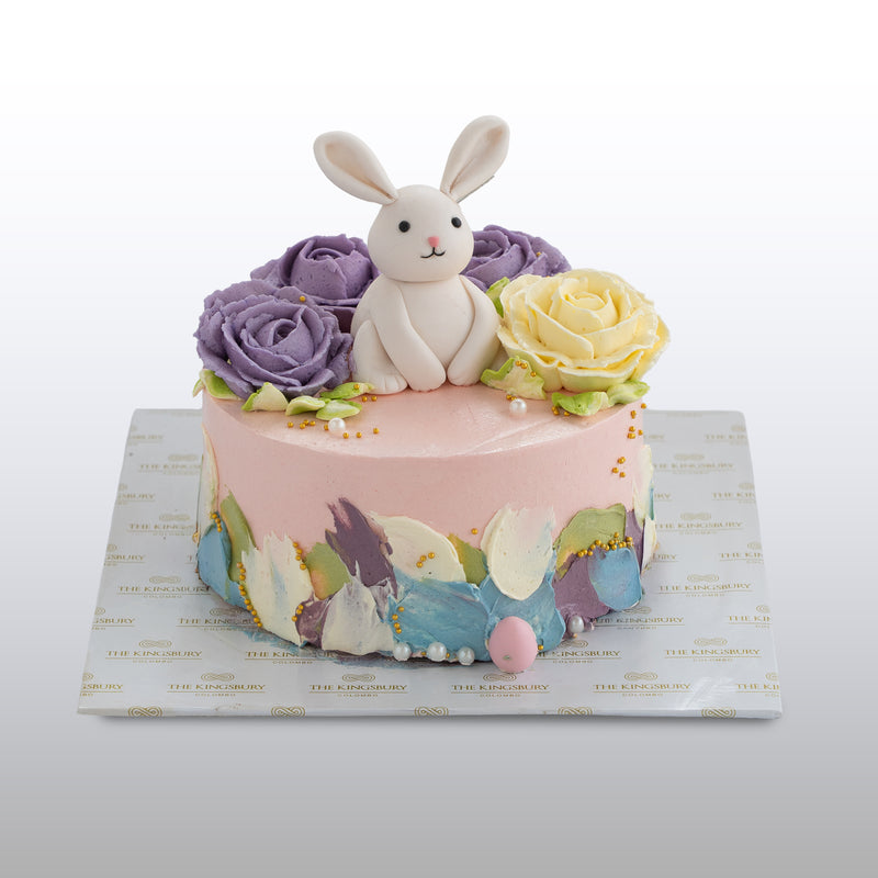 Bunny Bloom Ribbon Cake | Delivery in Sri Lanka | Yalu Yalu