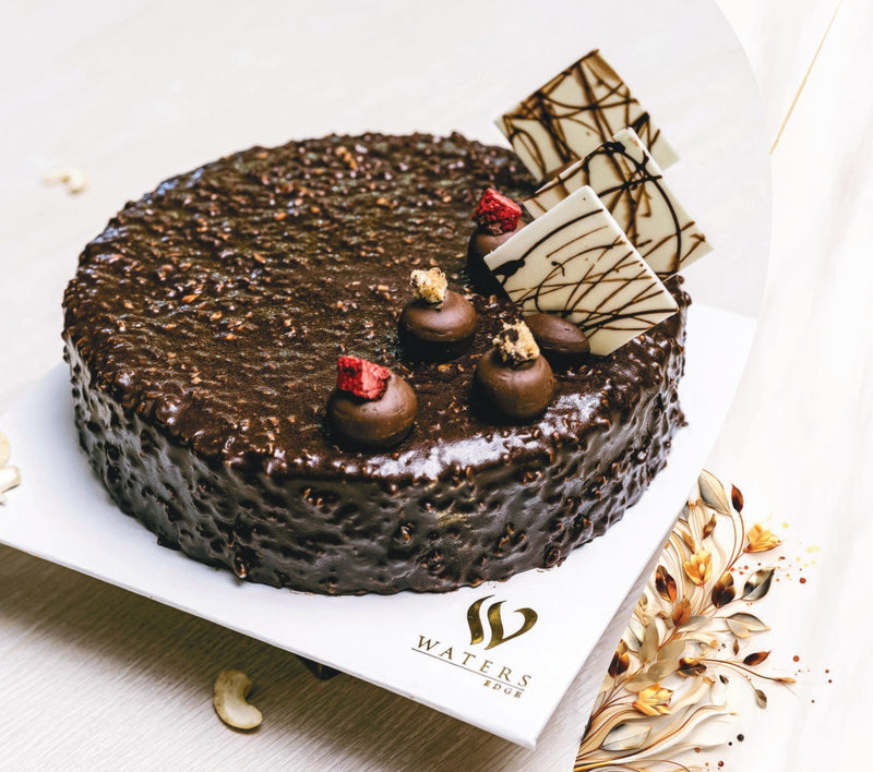 Chocolate Rocher Cake by Waters Edge