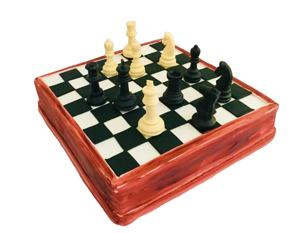 Chess Board Designer Chocolate Cake by Yalu Yalu 1.5Kg