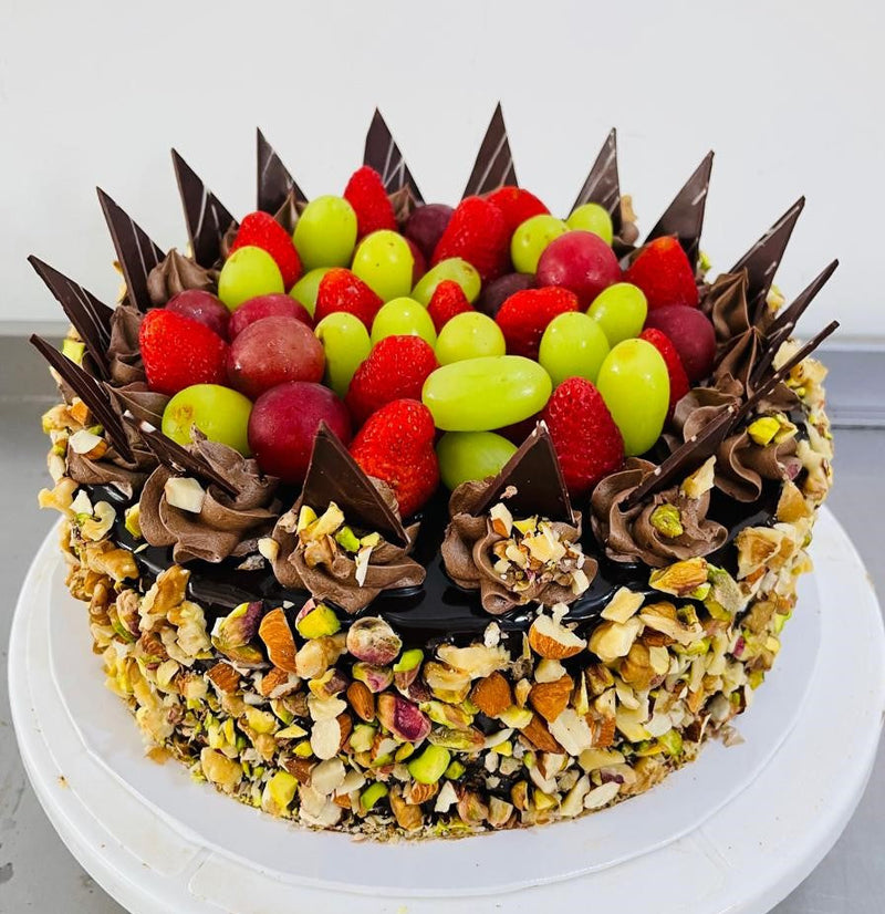 Chocolate Fruit & Nut Delight Cake (Need 3 days) by Yalu Yalu | Delivery in Sri Lanka