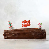 Christmas Chocolate Yule Log Cinnamon Lakeside - yaluyalu