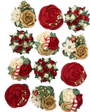 Christmas Floral Cupcakes by Yalu Yalu Galle Outlet - yaluyalu