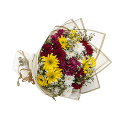 Chrysanthemum Elegance Fresh Flower Posy by YaluYalu - yaluyalu