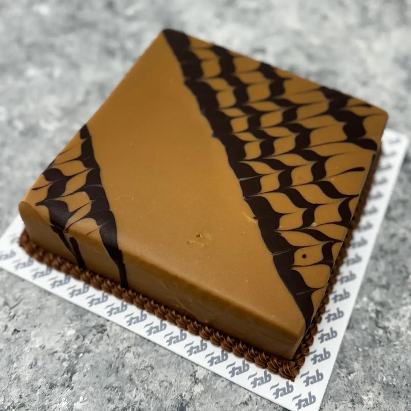 Coffee and Chocolate Fudge Cake by Fab