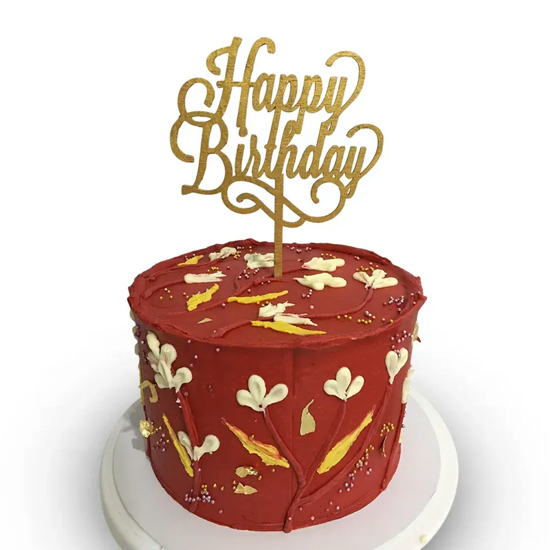 Crimson Charm Ribbon Cake 1Kg\1.5Kg - Yalu Yalu | Cake Delivery Sri Lanka