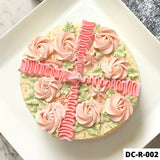 Decorated Ribbon Cake Design 2 by Fab