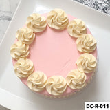 Decorated Ribbon Cake Design 11 by Fab