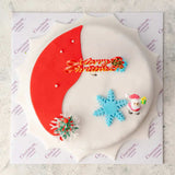 Decorated Christmas Cake Design 1 Cinnamon Lakeside | YaluYalu Delivery Sri lanka - yaluyalu