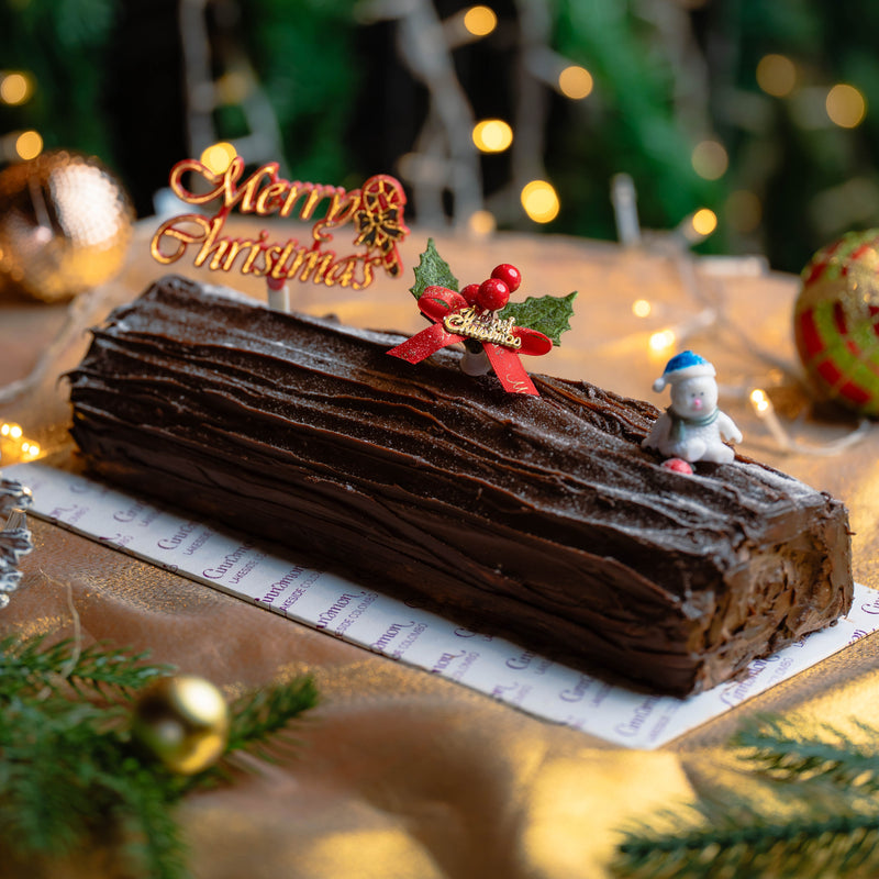 Chocolate Yule Log by Cinnamon Lakeside | YaluYalu Delivery in Sri lanka