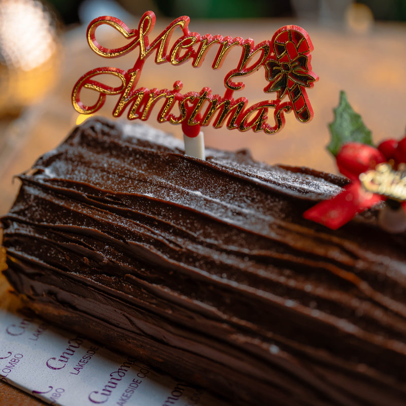 Chocolate Yule Log by Cinnamon Lakeside | YaluYalu Delivery in Sri lanka