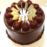 Dark Chocolate Fudge Cake by Fab