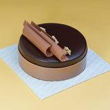 Dark Chocolate Salted Caramel Fudge Cake 1 kg - Cinnamon Grand | YaluYalu Sri Lanka Cake Delivery