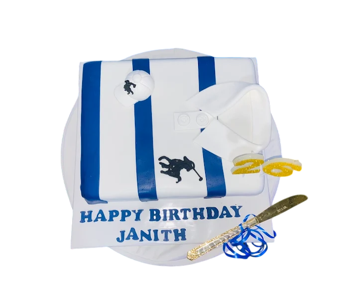 Designer Shirt Ribbon Cake Yalu Yalu