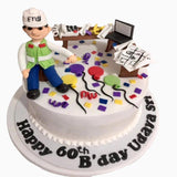 Engineer Themed Birthday Cake by Yalu Yalu