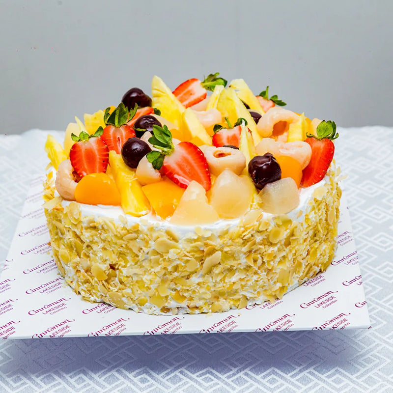 Exotic Fruit Flan Cake Cinnamon Lakeside | YaluYalu|Send Cakes Sri Lanka