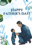 Father's Day Greeting card Yalu Yalu