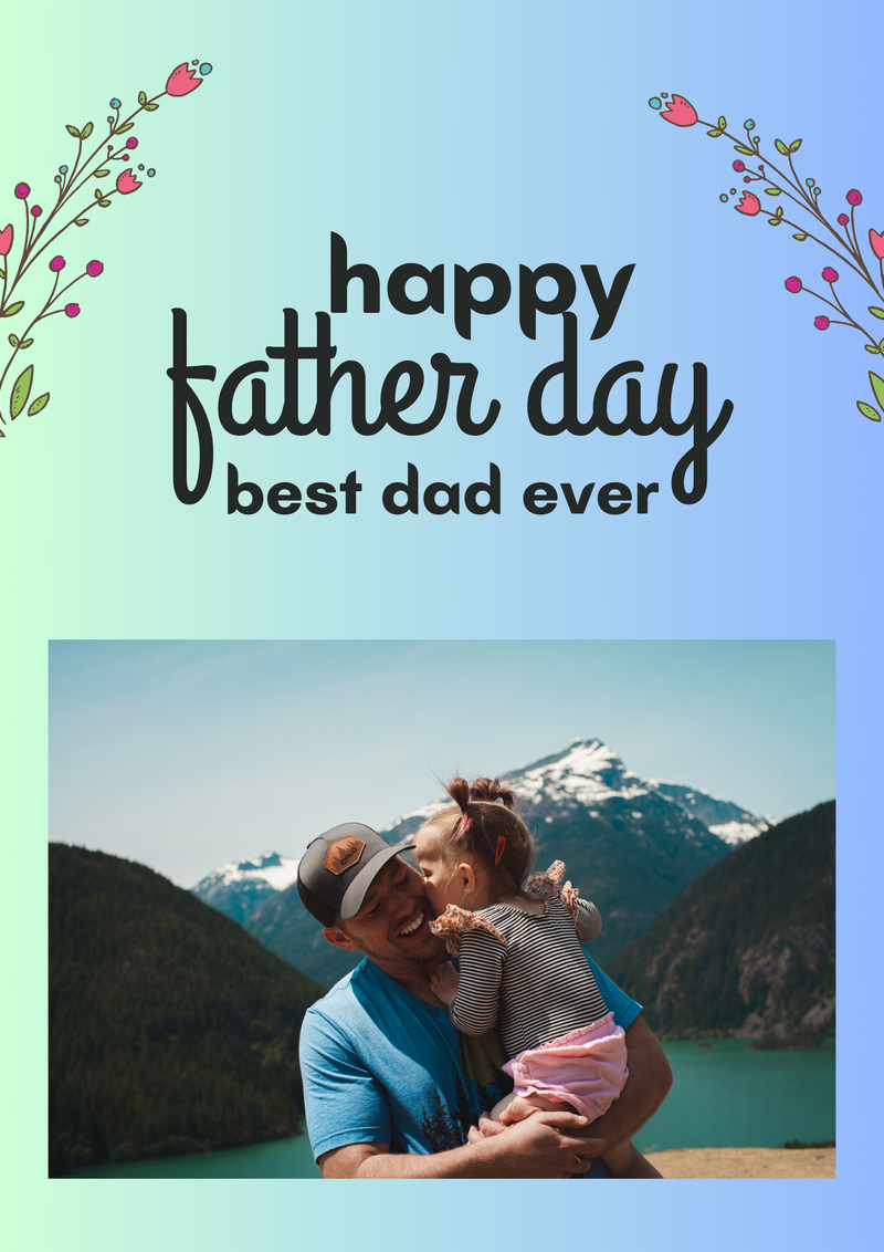 Father's Day Greeting card Yalu Yalu