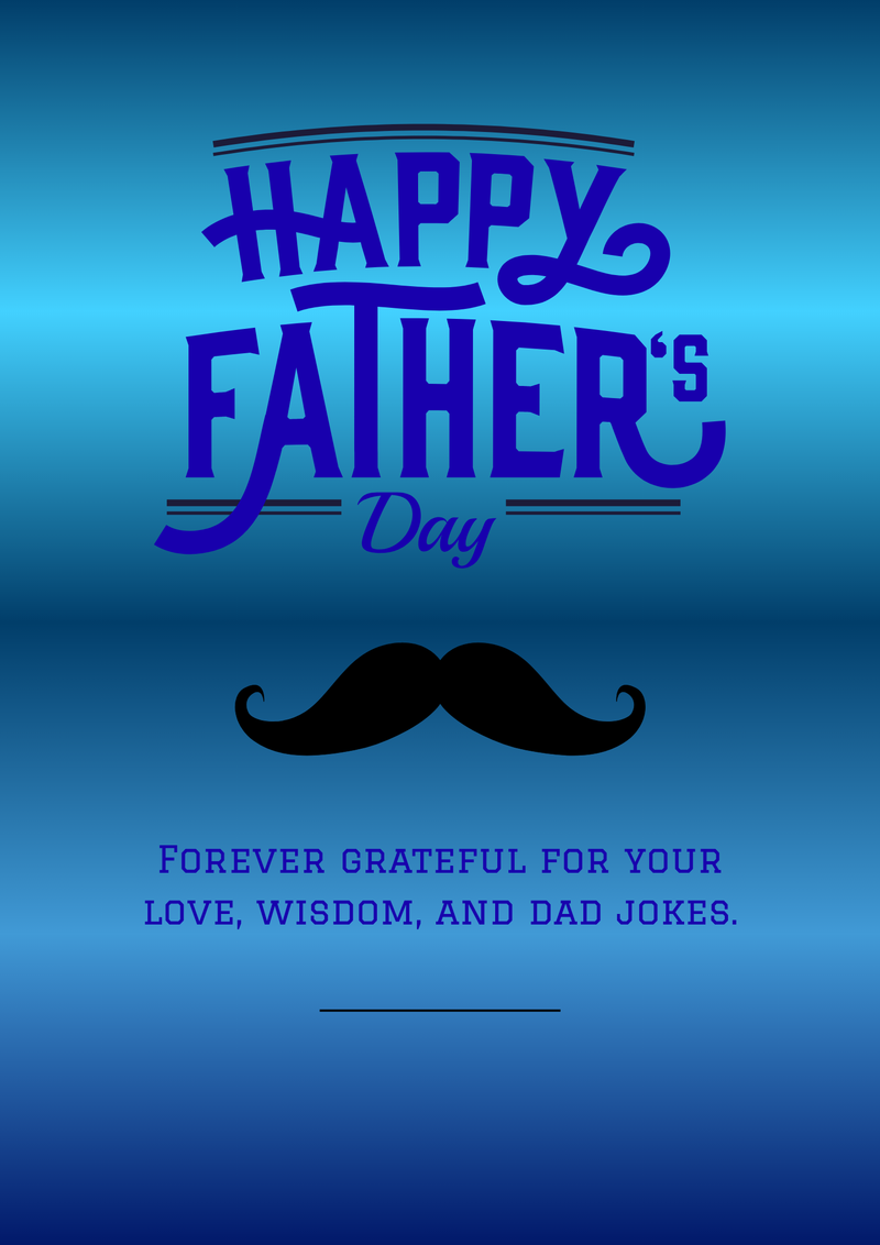 Father's Day Greeting card Yalu Yalu