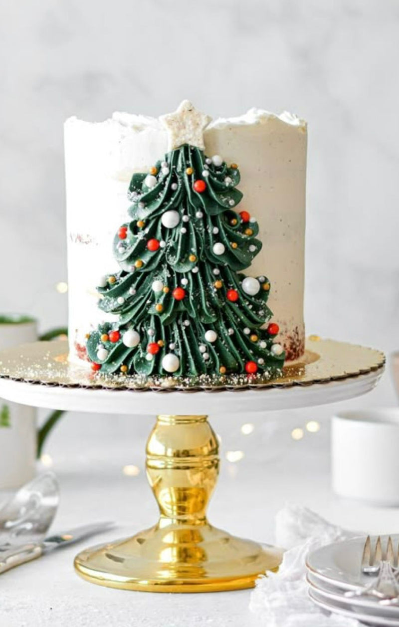 Frosted Christmas Tree Cake | Delivery in Sri Lanka