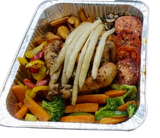 Full Roasted Chicken with Vegetables by Cinnamon Grand