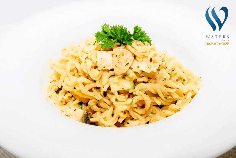 Fusilli Pasta Salmon with Zucchini by Waters Edge - yaluyalu