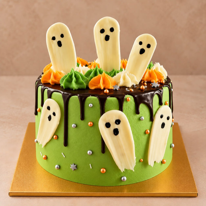 Green Ghost – Ribbon Cake | Delivery in Sri Lanka | Yalu Yalu