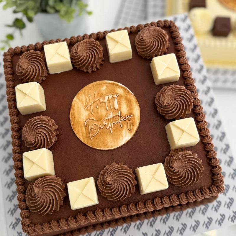 Birthday Chocolate Cake by Fab