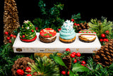 Christmas Cupcake 4 Piece Pack by Waters Edge | Delivery in Sri Lanka