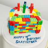 Lego Delight Chocolate Cake by YaluYalu - yaluyalu