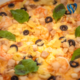 Mixed Seafood Pizza by Waters Edge (2, 4 Pizza)