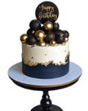 Modern Elegant Birthday Cake by Yalu Yalu - yaluyalu