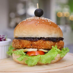 Mushroom Veggie Burger Ramada Colombo | YaluYalu Srilanka