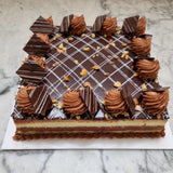 Nut and Fudge Gateau by Fab